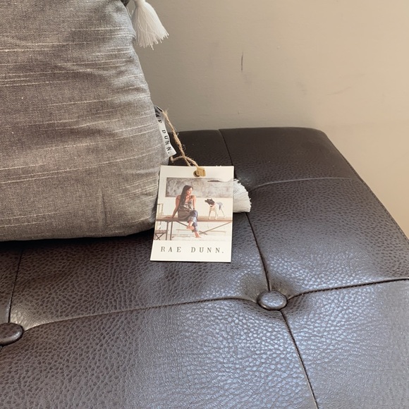 NEW Rae Dunn pillow “OUR HAPPY PLACE” - Picture 2 of 4